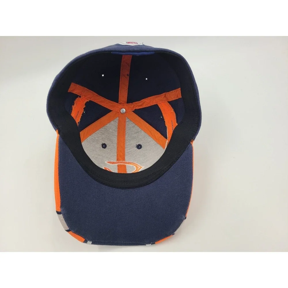 Youth Chicago Bears Reebok Flex Fitted Hat Cap Boy Girl NFL Football Blue Orange
